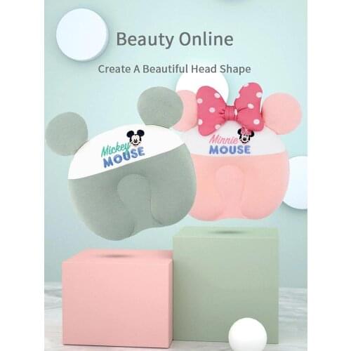 Disney Cartoon Hydrophilic Cotton Stereotype Pillow Little Baby Pillows for Crib Memory Foam Pillows for Sleeping Ventilation