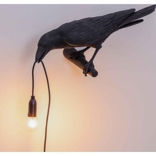 Designer Bird Table Lamp LED with Plug Living Room Bedside Lights Aisle for Bedroom Restaurant Home Decor Table Lanterns