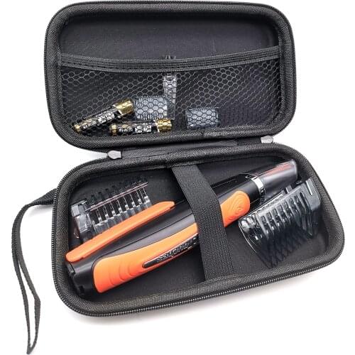 Electric All In One Micro Precision Eyebrow Trimmer Travel Carrying Case For Micro Body Trimmer And Shaver Care Tools