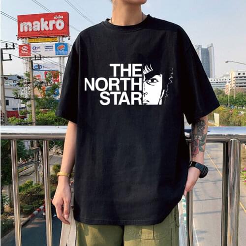 Japan Style Fist of The North Star Hokuto No Ken Oversize Summer T Shirt Anime Unisex T-Shirt Harajuku All-match Cute Streetwear