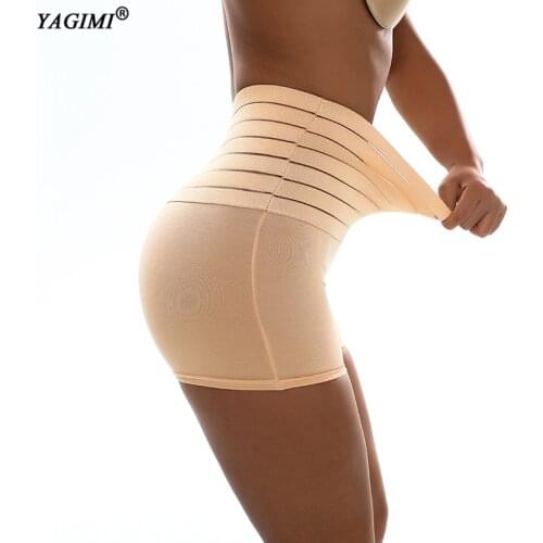 YAGIM Waist Trainer Body Shaper Flat angle Slimming Tummy Underwear Women High Waist Shaping Panties Seamless Shaperwear