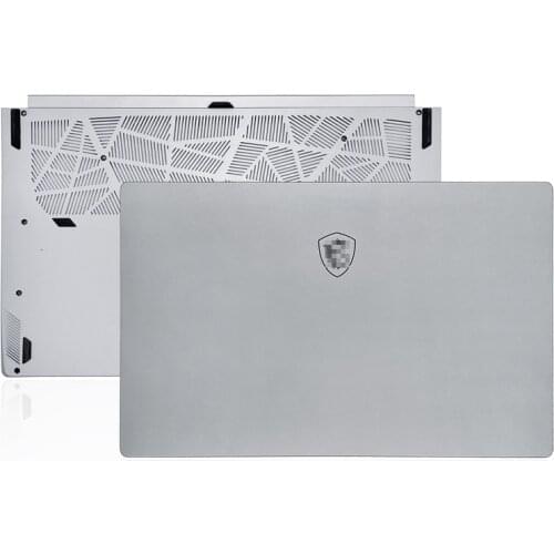 NEW Laptop LCD Back Cover Top Back Case/Bottom Cover For MSI Creator WS75 MS-17G3 MS-17G2 Top And Bottom Case Silver