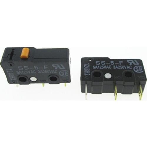 NEW OMRON SS-5-F SS5F SS-5 SS5 0.49N Micro switch Travel switch DIP3 Free shipping