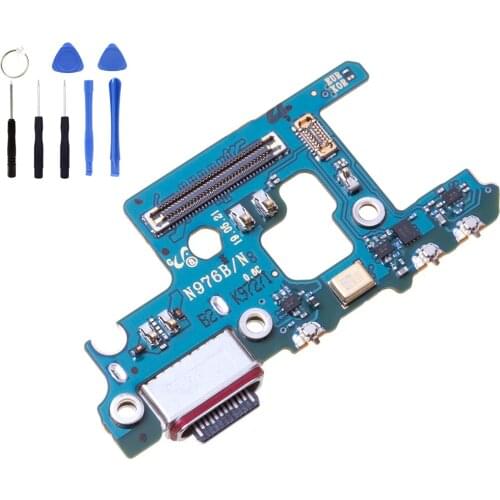 New USB Charging Port Jack Dock Plug Connector Charge Board Flex Cable Mobile Phone Parts FOR Samsung NOTE 10 PLUS n975