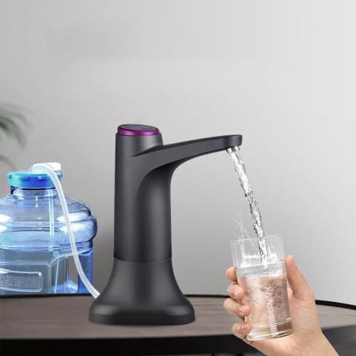 Portable Water Dispenser Electric Water Bottle Pump with Base USB Water Dispenser Automatic Water Pump Bucket Bottle Dispenser