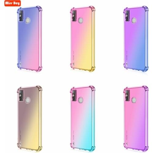 Shockproof Soft Silicone TPU Cover For Tecno Spark 4 Lite 6 GO 7 Pro Camon 16 Premier 15 17 12 Air POP 5 4 3 PLUS Pova 2 Case