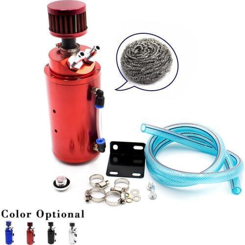 Oil Catch Tank Racing Oil Can Catch Tank Can/Oil Catch Tank/Oil Catch can With Mini Air Filter Inner Wire Mesh TT100631