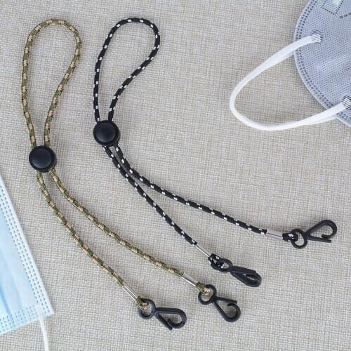 Mask Lanyard Holder Hanger Adjustable Length Face Shield Bandanas Strap Comfortable Around The Neck Mask Rest Eyeglasses Chain