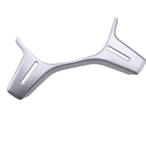 Inner Car Steering Wheel Cover Trim Bezel Silver ABS Fit for Mercedes Benz ML W166 2012 2013 2014 2015 GL X166 2013 2014 2015