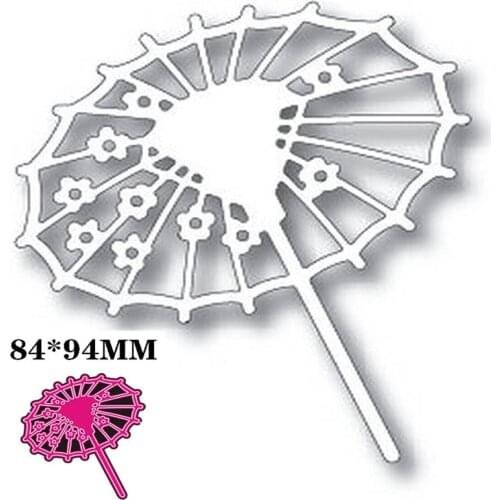 Oriental Parasol 2021 Metal Cut Dies Stencils for Scrapbooking Stamp/Photo Album Decorative Embossing DIY Paper Cards