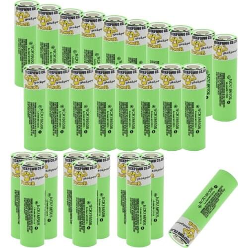YECKPOWO 18650 battery NCR18650B li-ion batteries lithium akkumulator 3400mah 3.7V Russia warehouse fast delivery 18650 charger