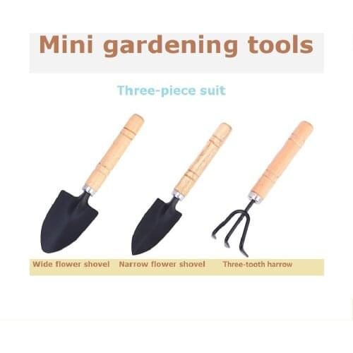 1Set Mini three-piece flower spatula Gardening Tool gardening succulent planting flower tool