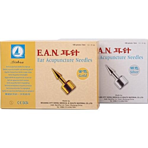 100 pcs ear acupuncture needles qizhou sterile acupunture needle for single use ear massage needle SZ