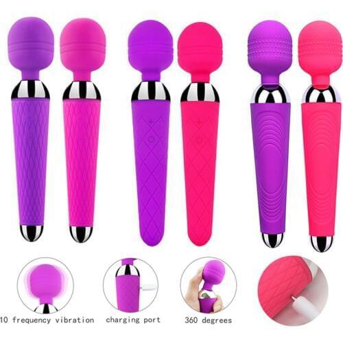 15 Speed Powerful Vibrator AV G Spot Magic Wand Oral Sex Pulsation Waterproof Female Vagina Clitoris Massager Sex Toys For Women