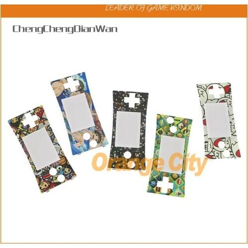 5PCS/LOT new cartoon design Faceplate Cover Front Shell Housing Case For Game Boy for Micro for GB M ChengChengDianWan