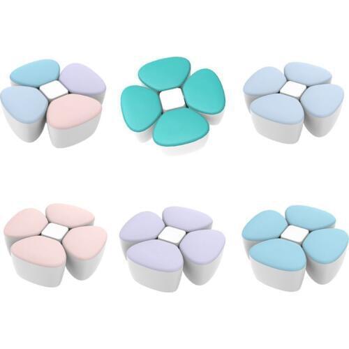 Baby Milk Powder Formula Dispenser Container Children Portable PP Case for Four-Trellis Storage Flower Shaped Sealed Feed Box