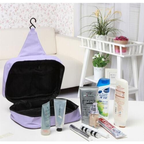 Oxford cloth Travel Bag Waterproof Breathable Folding Storage Bags 5 Color necessaire Women organize toiletry Makeup Bag Case