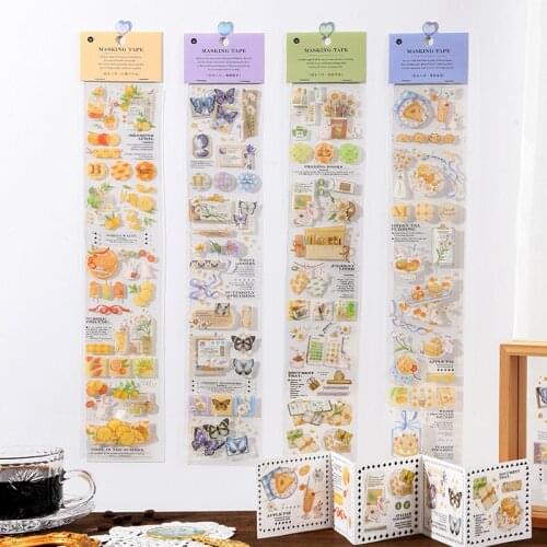 16PCS/LOT sweet world series stationery sticker creative decoration DIY adhesive PET sticker