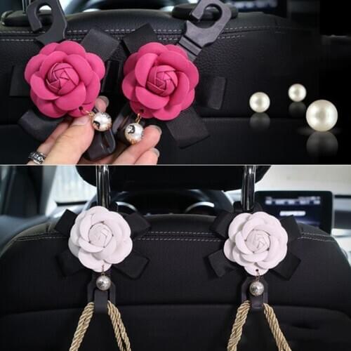 1PC Car Backseat Hook Car Seat Back Hooks Bags Hangers Organizer Headrest Mount Storage Hooks Clips Girls Women Plastics