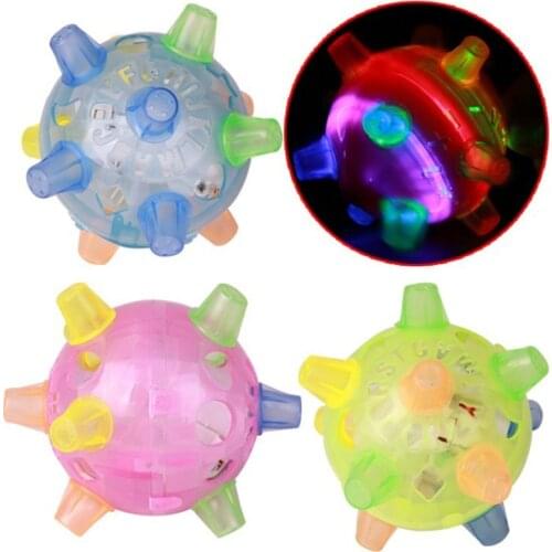 New Kids Led Light Ball Toys Jumping Dancing Music Flashing Bouncing Ball Funny Children Toys Boy Girl Gift