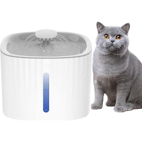 3L USB Pet Smart Drinking Fountain Mute Automatic Running Water Cat Drinking Fountain Dog Drinker Auto Feeder Bowl for Cat & Dog