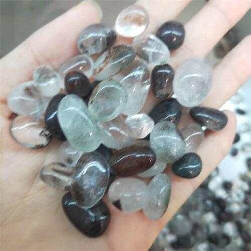 100g Natural Choi ghost Garden Crystal Gravel Mineral Tumbled Stones Chakra Healing Reiki Stones