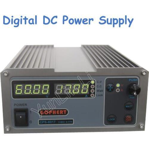 Adjustable Digital DC Power Supply CPS-6017 Updated Version 1000W 0-60V/0-17A Regulators with English Manual
