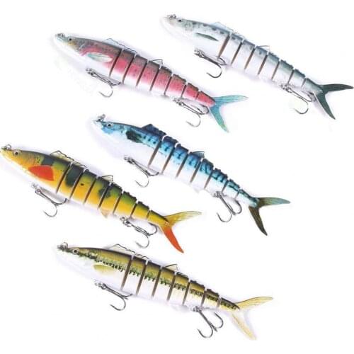 17.8cm 38G Fishing Lure Artificial Bait Strong Load-bearing Long Service Life ABS 8-segment Fishing Lure Fresh Water