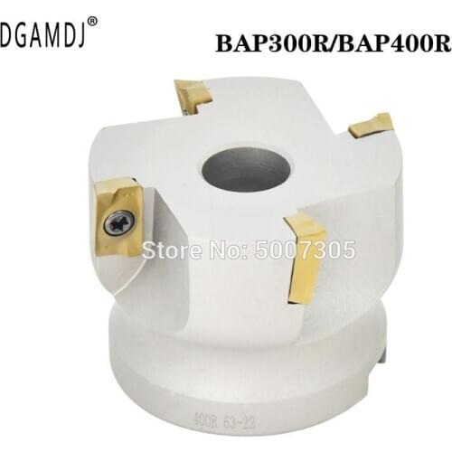 Face milling cutter head BAP300R 40-22-4T 50-22-4T 63-22-6T BAP400R 50-22 -4T 63- 22-4T Flute Face End Mill Flat Cutter