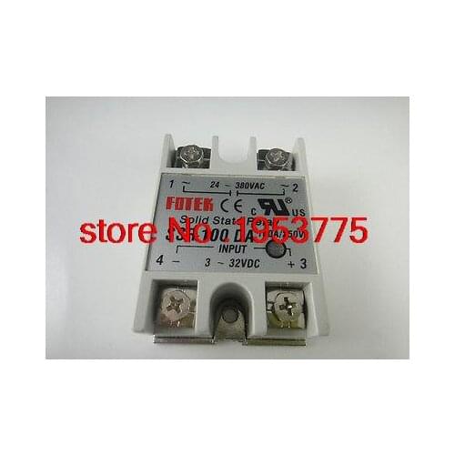 Solid State Relay SSR-100DA 100A 3-32VDC/24-380VAC With Heat Sink