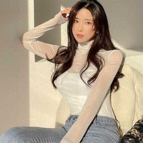Tvvovvin Women's Transparent Shirts