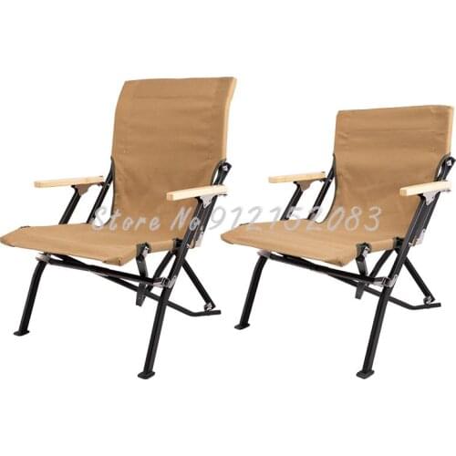 Outdoor four-generation chair folding chair camping barbecue portable fishing thickening leisure chair canvas back recliner
