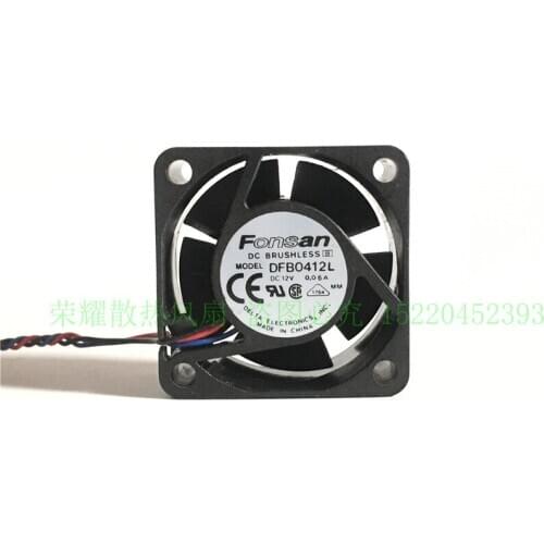 For Delta Electronics DFB0412L 12V 0.06A 4cm 4020 Ultra-Quiet Double Ball Cooling Fan