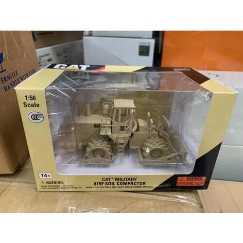 Norscot 1/50 Caterpillar Cat Military 815F Soil Compactor Diecast #55254