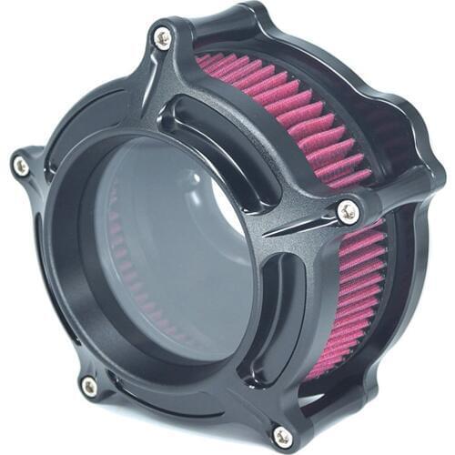 Air Cleaner See Through Filter System Intake Kit Cnc for Harley Touring 2017 - up Road King 2017 - up Softail 2018 - up