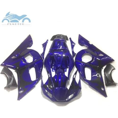 High quality motor ABS fairing kit fit for YAMAHA 1998 1999 2000 2002 YZF R6 98-02 YZFR6 plastic fairings set dark blue EA05