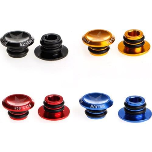 1 Pair Bike MTB Aluminum Alloy Grip Handlebar Bar End Plugs Stoppers New