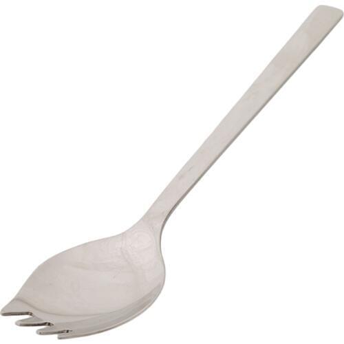 1pc Stainless Steel Spoon Fork For Noodles/salad Vegetable Spoon Serving Spoon Colander Spoon