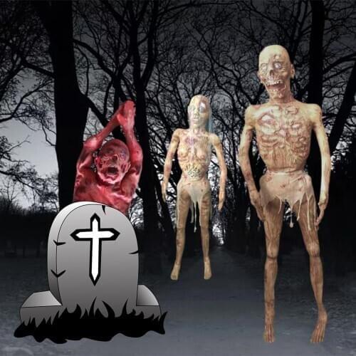 2020 Horror Halloween Decoration Creepy Zombie Ghost Scary Bloody Body Zombie Escape Haunted House Bar Props