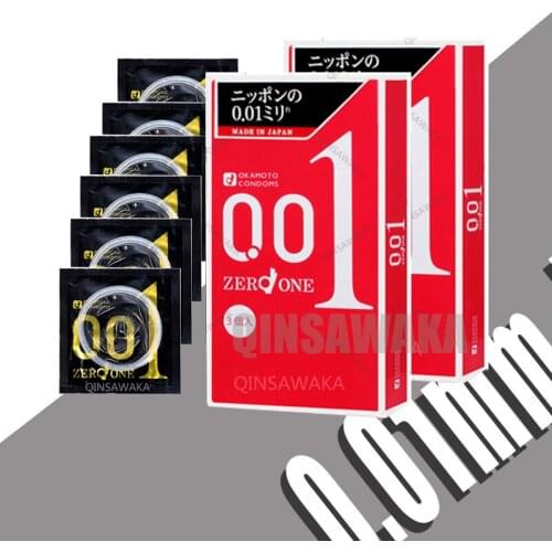 6pcs Made in JAPAN OKAMOTO 001 Condoms Polyurethane Magibox Sensation Value Penis Cock Sleeve Extra Lubricated Sex Toy Men