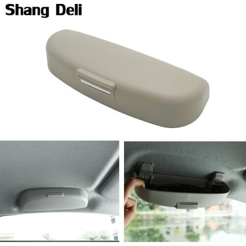 Car Sunglasses Holder Box Case Glasses Spectacles Protector for Mitsubishi Outlander ASX Auto Accessories
