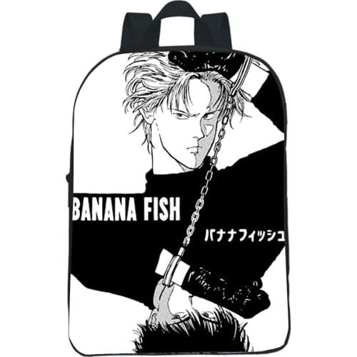 Anime Banana Fish Backpack Children Back Pack Cosplay School Bag Comics Kindergarten Bookbag Unisex Travel Backpack Boy Girl Bag