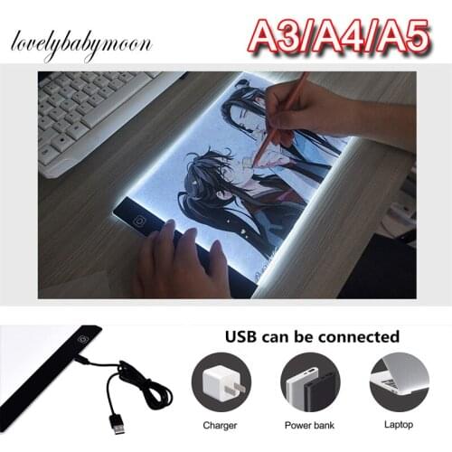 A3/A4/A5 Led Drawing Board 3 Level Dimmable Led Drawing Copy Pad Board Childrens Toy Painting Educational Creative Kids Gifts