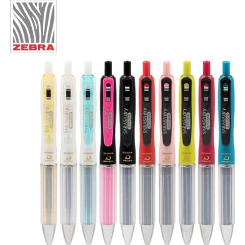 ZEBRA Air Cushion Anti-fatigue Gel Pen Airfit JJZ49 Press Quick-drying Pen 0.5mm/0.4mm Student Exam Water-based Pen Writing Tool
