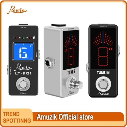 Rowin LT-910 Guitar Tuner Pedal High Precision Guitar Chromatic Tuner Pedals For Electric Guitars