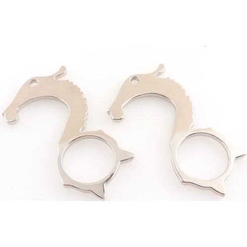 Button Pusher Door Opener Hook Hand Free Key Zinc Alloy Opener Door Handle Antimicrobial Contactless Touchless Tool