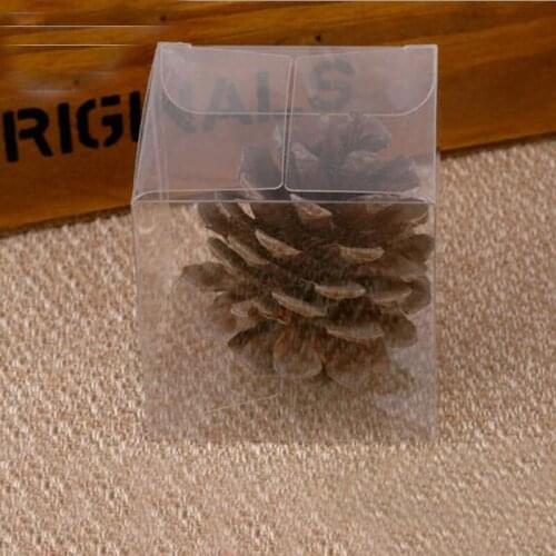 100pcs 7 kinds sizes Square Clear Plastic PVC Boxes Transparent Gifts Box apply to Candy/toys/Birthday/jewelry packaging Boxes