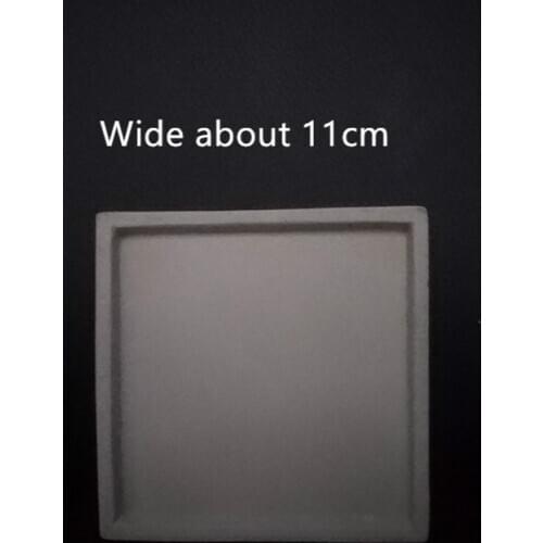 Square Concrete Mould for Flower Pot Holding Diy Cement Silicone Pot Tray Mold