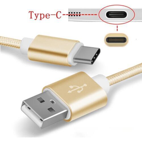 Metal Plug Nylon Wire Fast Type C USB charger Cable for For Huawei P30 P20 Lite Mate 30 Pro Honor 9 view 20 Galaxy S9 A50 LG G6