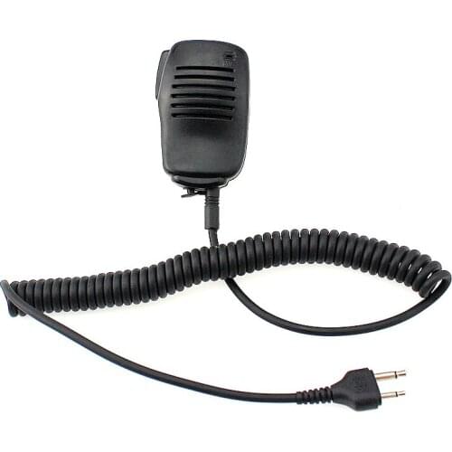 Mini Speaker Mic Microphone PTT for Icom Two Way Radio IC-F3 SL25 V80 for Cobra Walkie Talkie HH37ST FRS90